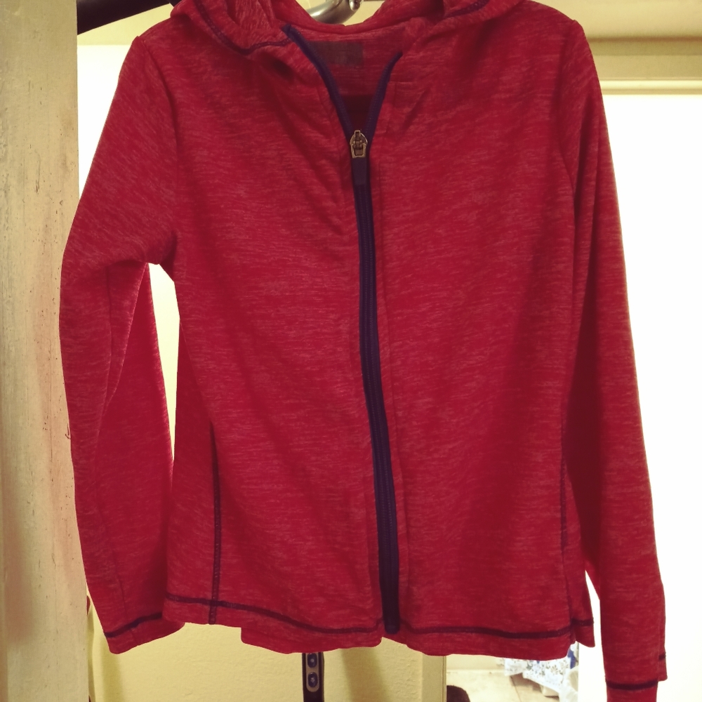 Girl front zipper lite jacket